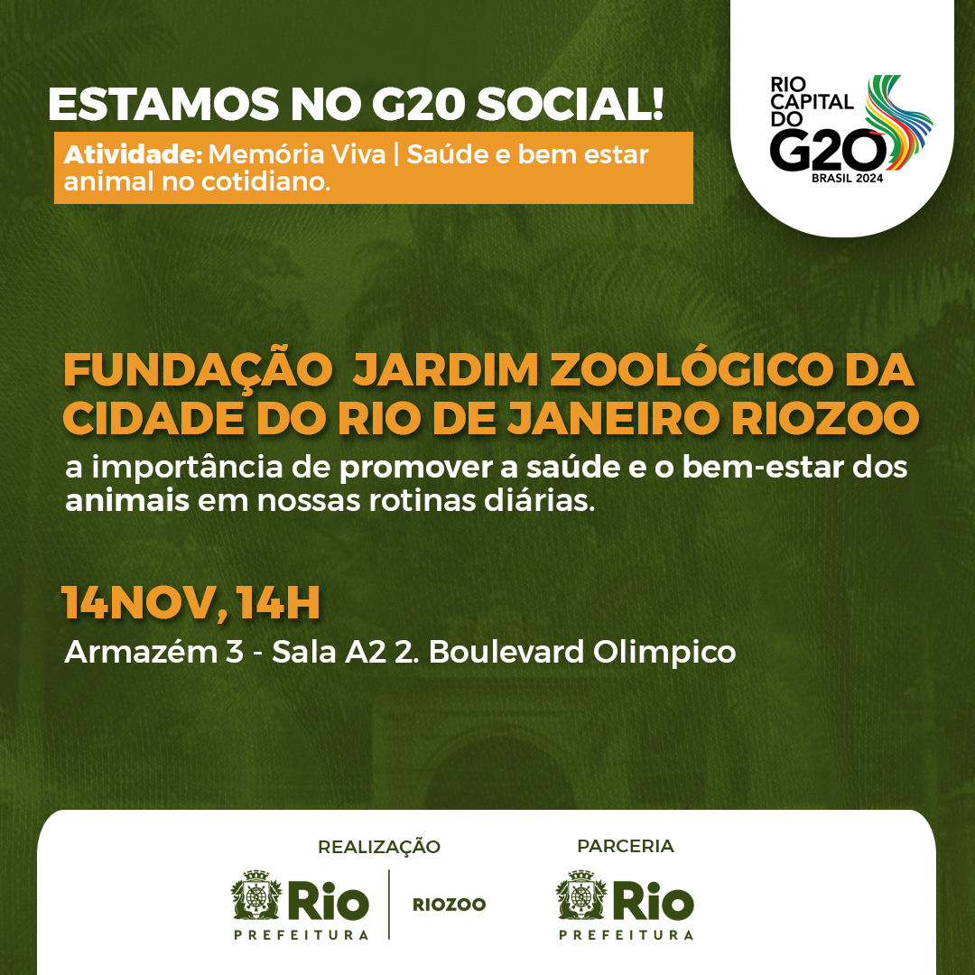 Agora é oficial! Estamos no G20 Social!